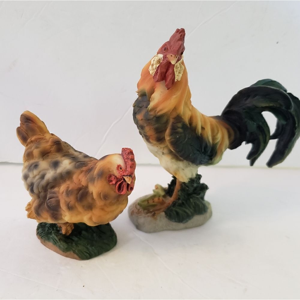 Rooster & Hen Set - Picture 2 of 10